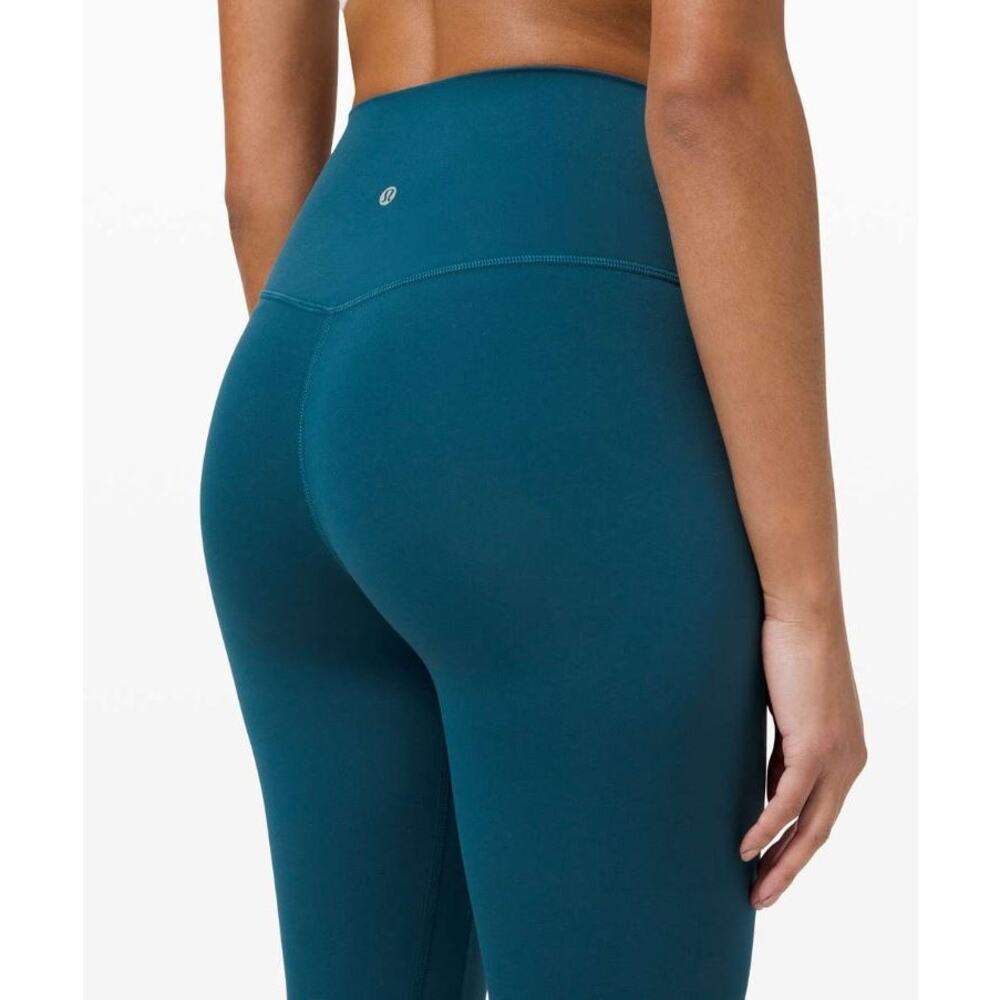 Lululemon Align High-Rise Capri Leggings Womens Blue Nulu Pull On Size 8 - Picture 2 of 10
